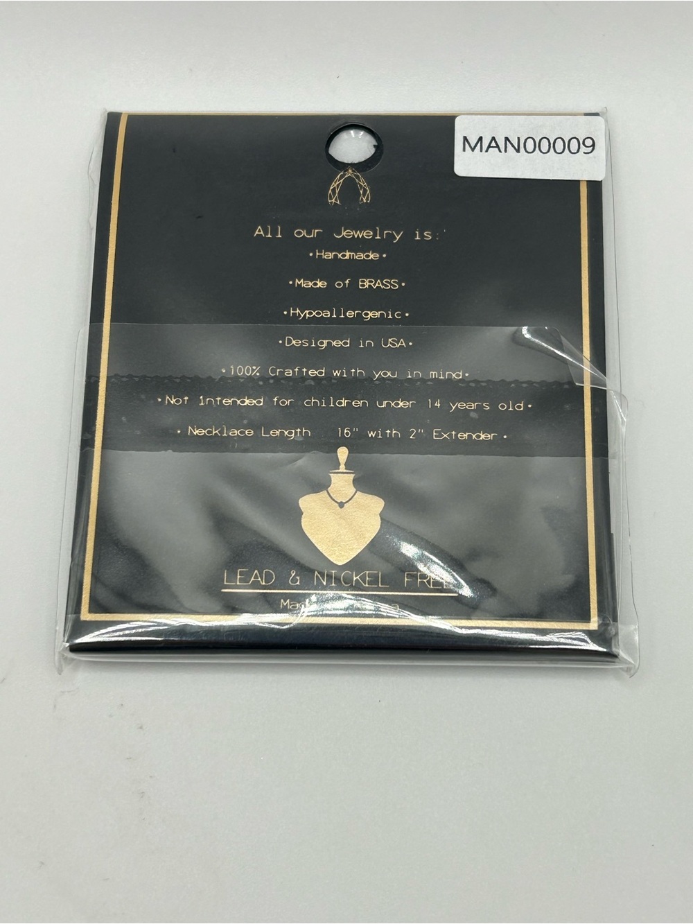 NEW 18K Gold Dipped Champagne Flute Pendant Necklace- Gold Finish/Cubic Zirconia - Picture 2 of 2
